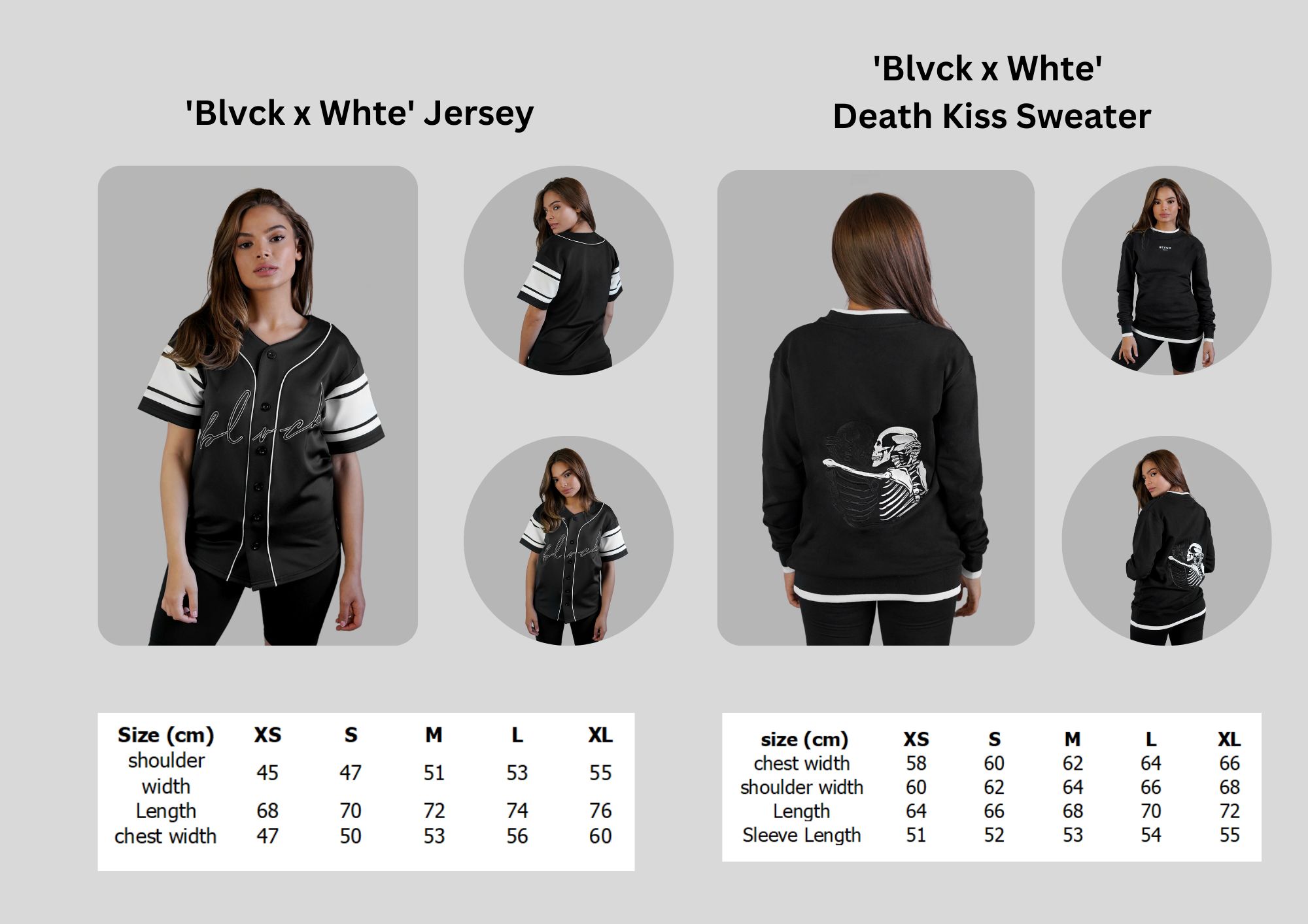Sizing Chart And Product Details – Blvck Paris